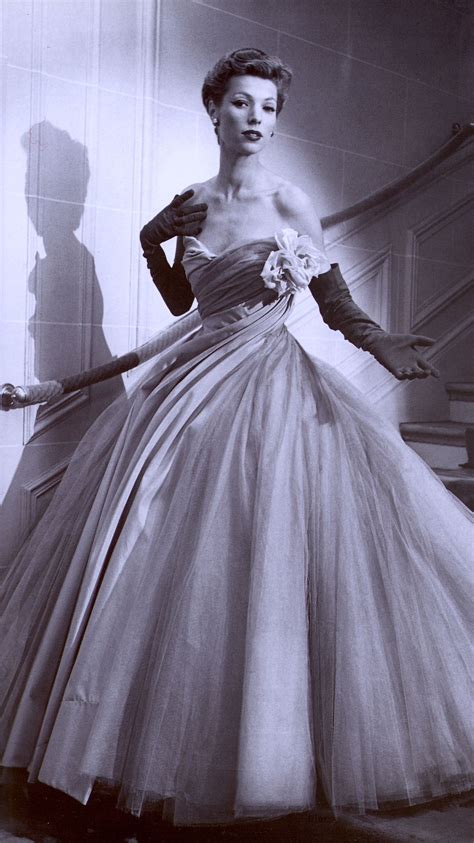 dior gowns 1950s|vintage dior dresses 50s 60s.